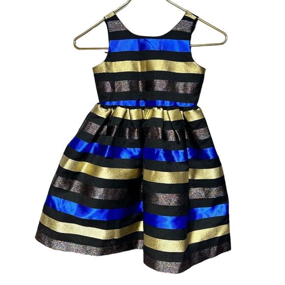 Gymboree Striped Sparkle Holiday Dress Size 5 - Picture 11 of 13